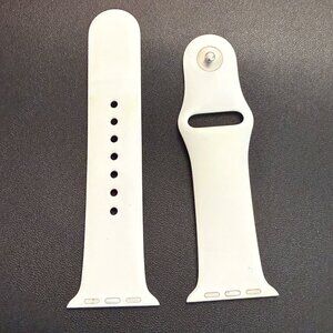 White Apple Watch Sport Band Size S/M 38mm
